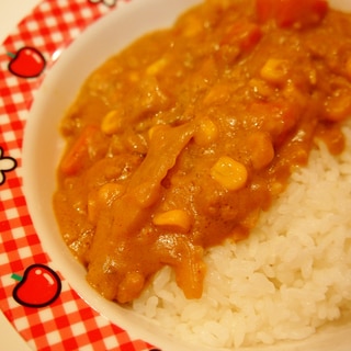 カレールウを使って♪まろやか～お子さまカレーライス